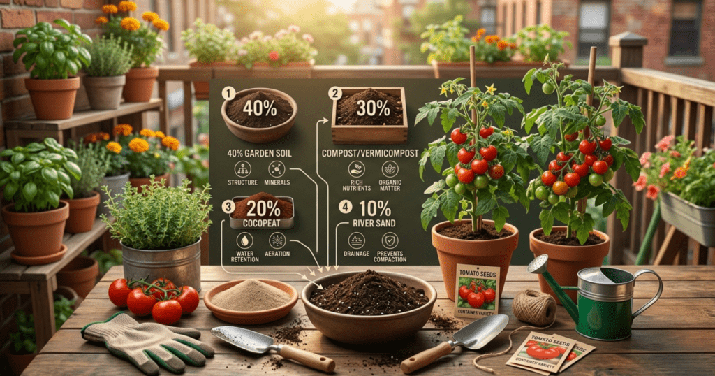 Best Potting Mix for Tomatoes