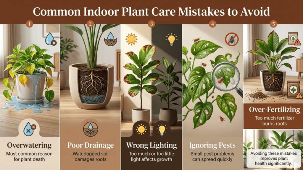 Common Indoor Plant Care Mistakes