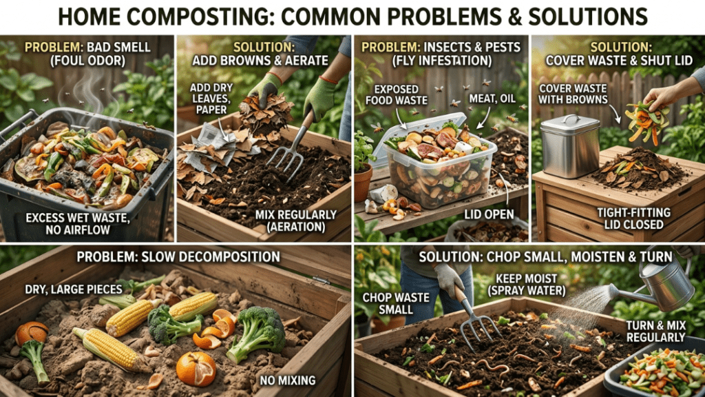 Common Problems During Composting