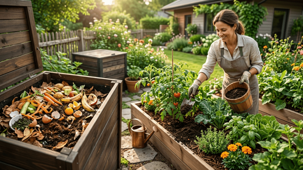 How to Make Organic Manure at Home from Kitchen Waste