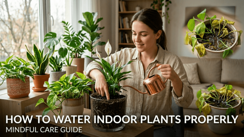 How to Water Indoor Plants Properly