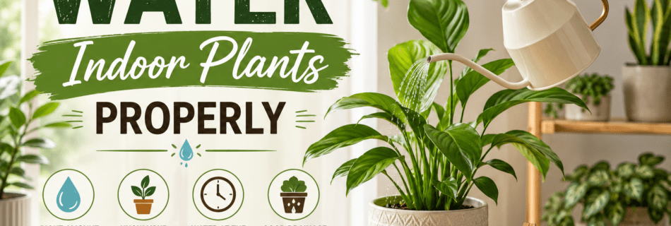 How to Water Indoor Plants Properly