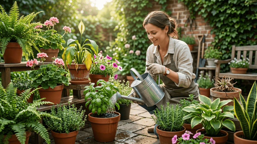 How to Water Pot Plants Properly
