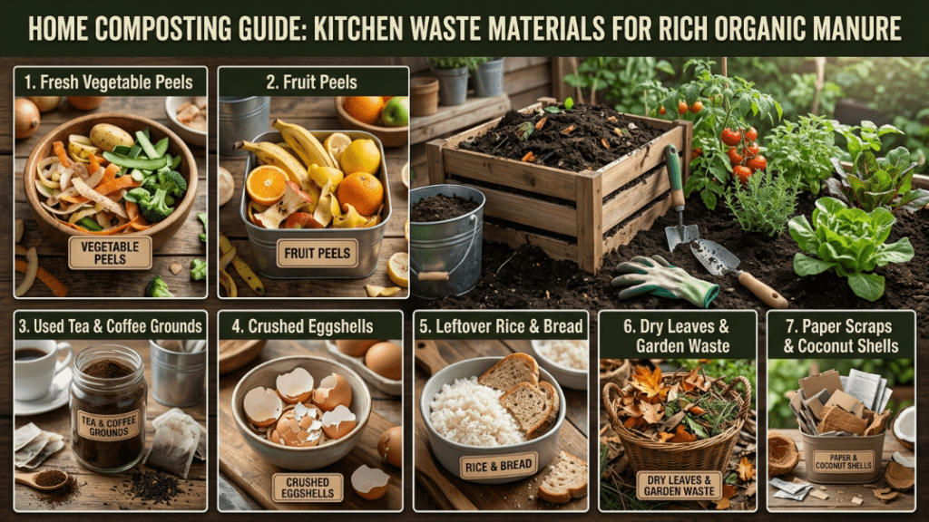 Kitchen Waste That Can Be Used for Organic Manure