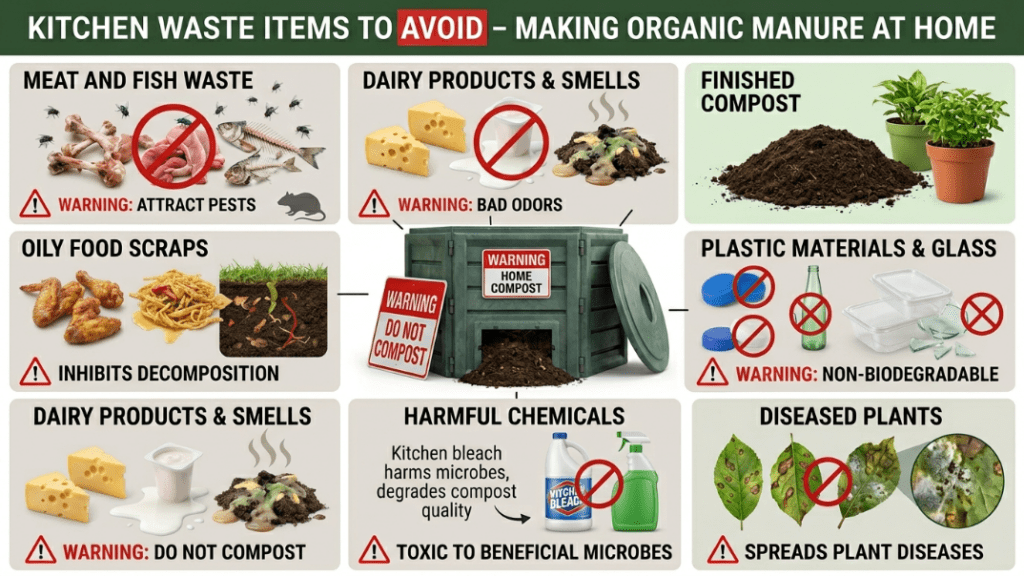 How to Make Organic Manure at Home from Kitchen Waste