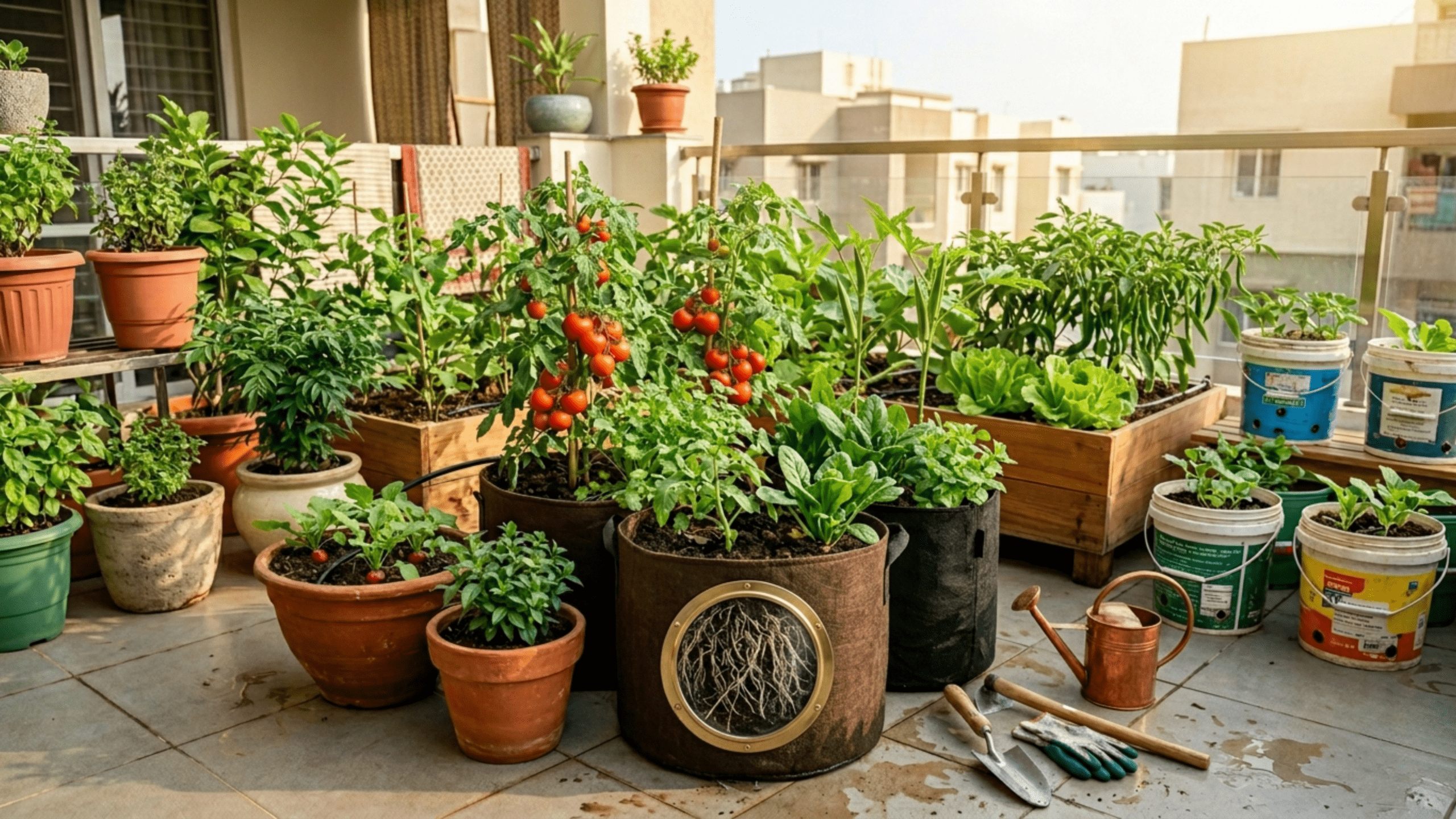 Pots or Grow Bags