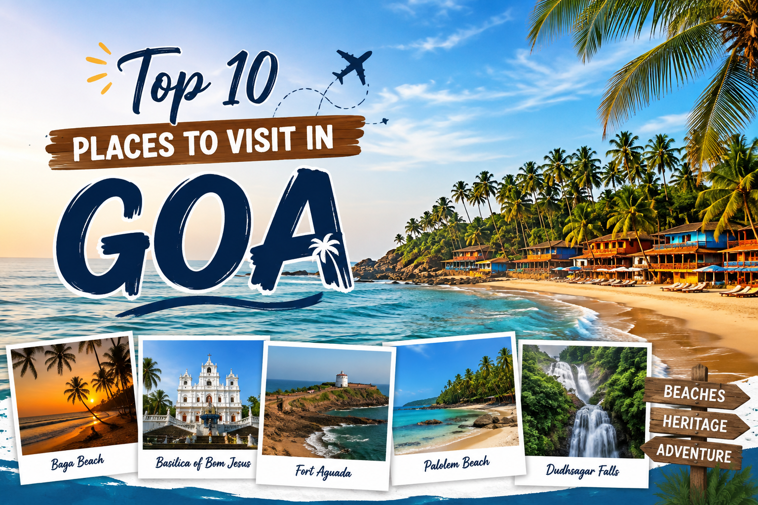 Top 10 Places to Visit in Goa